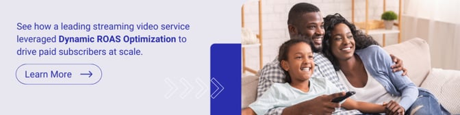 See how a leading streaming service leveraged dynamic roas optimization to drive paid subscribers at scale.