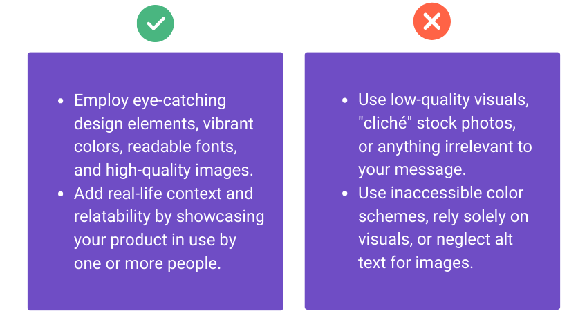 Creative do's and don'ts