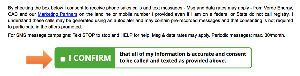 SMS Marketing Consent