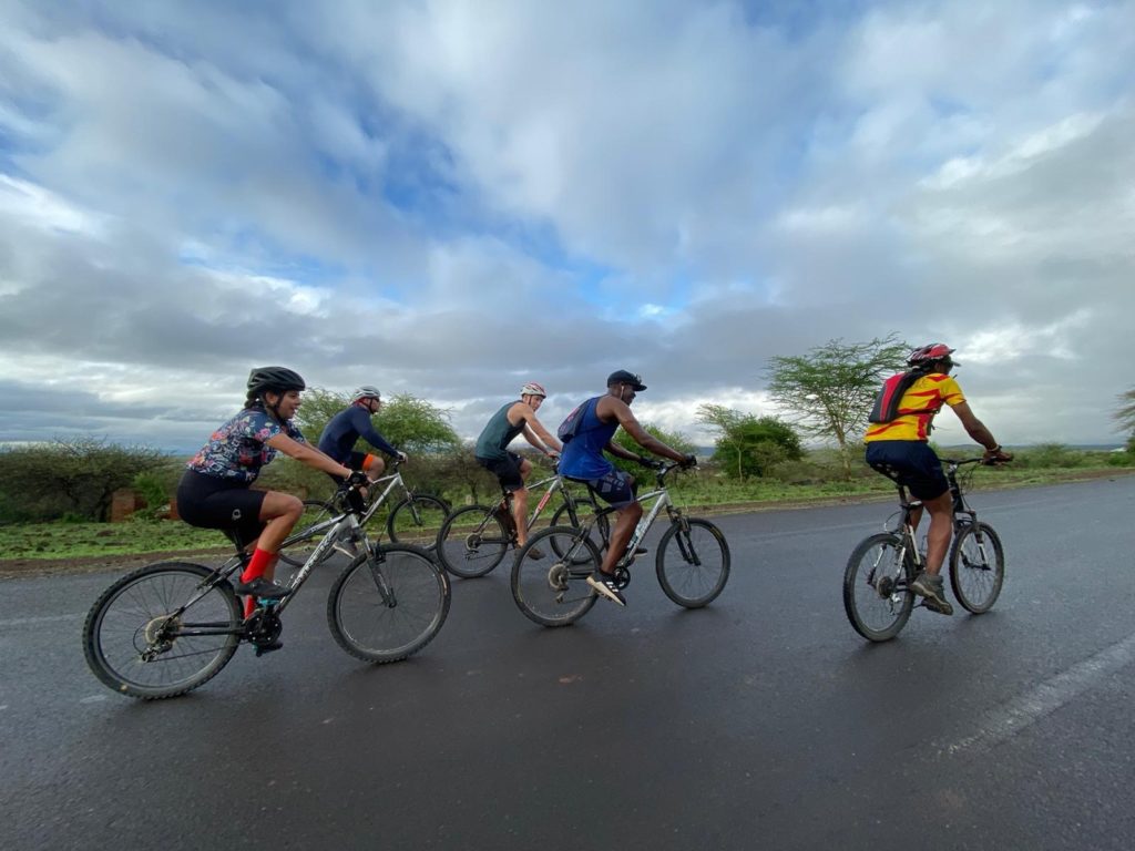 Kilimanjaro to Ngorongo bike challenge